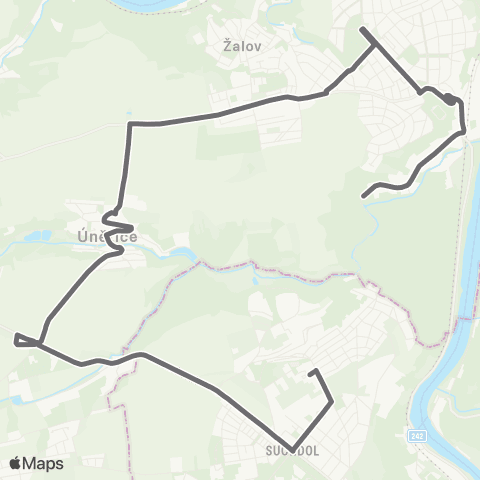 PID Praha,Suchdol - Roztoky map