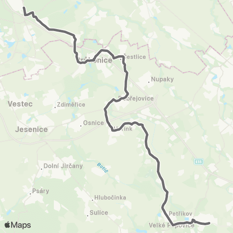 PID Praha,Opatov - Velké Popovice map