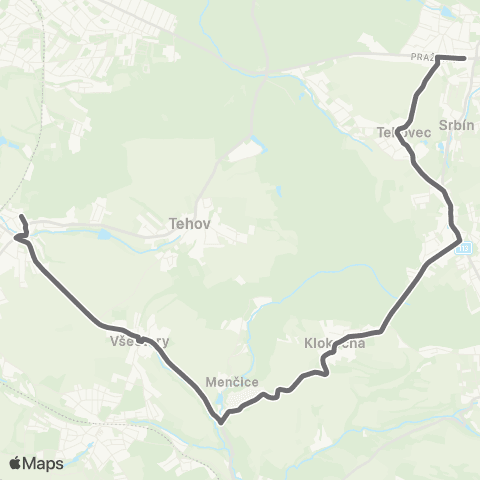 PID Světice - Svojetice - Louňovice map