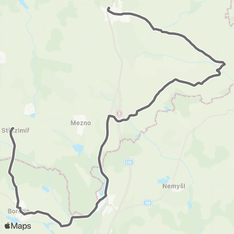 PID Střezimíř - Miličín map