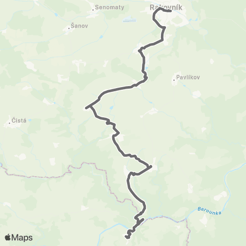 PID Rakovník - Krakovec - Zvíkovec map