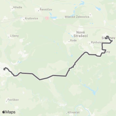 PID Rakovník - Stochov map