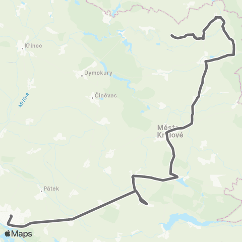 PID Poděbrady - Opočnice - Městec Králové - Chotěšice map