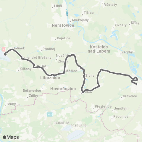 PID Brandýs Nad Labem-Stará Boleslav - Odolena Voda map