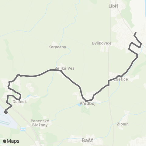 PID Neratovice - Veliká Ves - Odolena Voda map