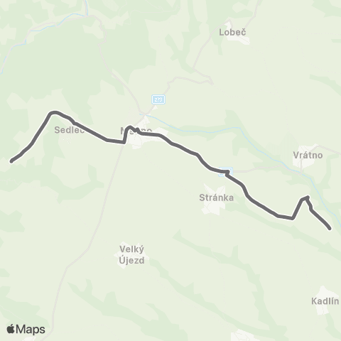 PID Mšeno - Stránka map