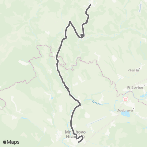 PID Český Dub - Všelibice,Vrtky - Mnichovo Hradiště map