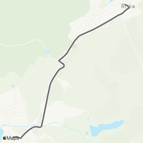 PID Bratřínov - Mníšek Pod Brdy - Řitka map