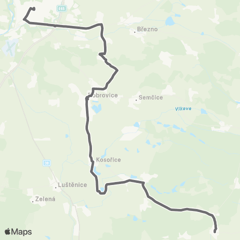 PID Mladá Boleslav - Dobrovice - McEly map