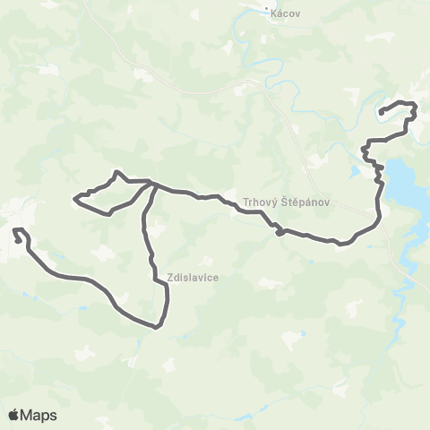 PID Vlašim - Zruč Nad Sázavou map
