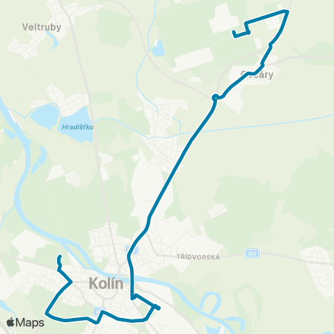 PID Mhd Benešov Červená Terminál - Konopiště, RůŽová Zahrada map