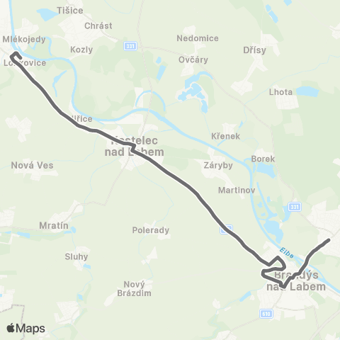 PID Brandýs Nad Labem-Stará Boleslav - Neratovice map