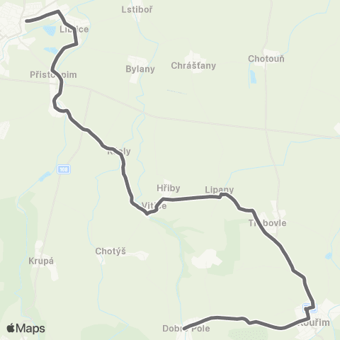 PID Českobrodsko - Pid Haló map