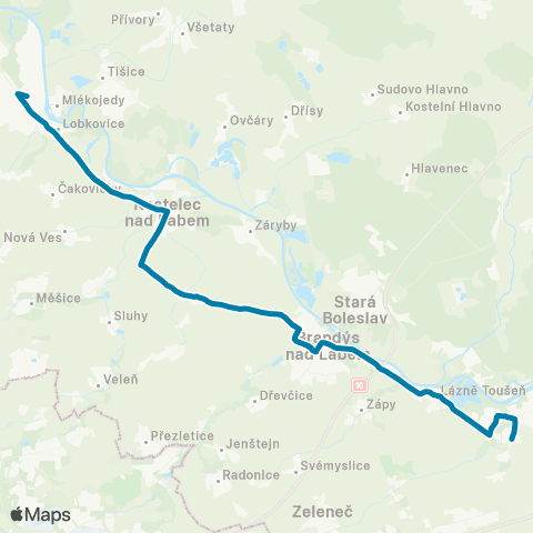 PID Brandýs N.L.,Nádraží - Čelákovice,Žel.St. map