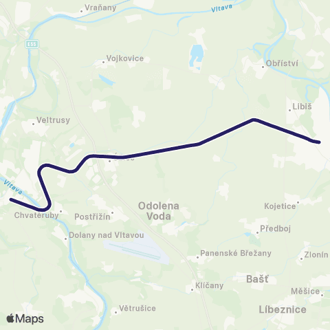 PID Neratovice - Kralupy Nad Vltavou map