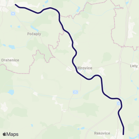 PID Březnice - Čimelice ( - Písek - Protivín) map