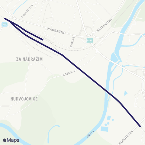 PID (Liberec - ) Turnov - Turnov Město ( - Rovensko Pod Troskami) map
