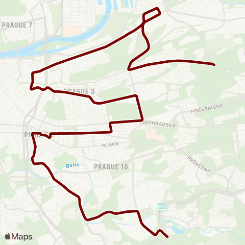 PID Spojovací - Spořilov map