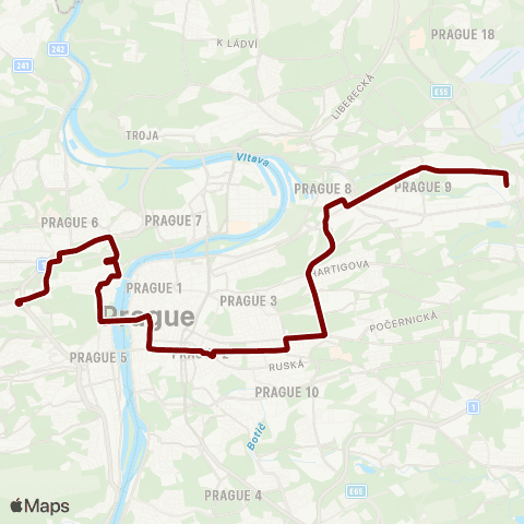 PID Královka - Zvonařka map