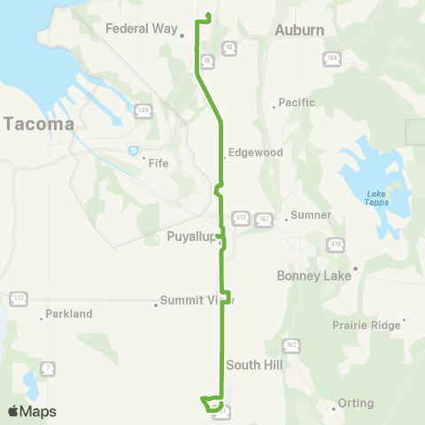 Pierce Transit Meridian map
