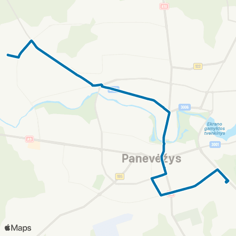 PKT Velžio Kelias - Tiekimo G. map