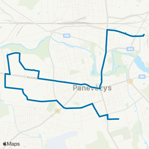 PKT Savitiškio G. - Tinklų G. map