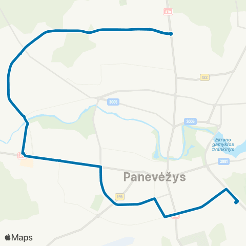 PKT Velžio Kelias - Savitiškio G. map