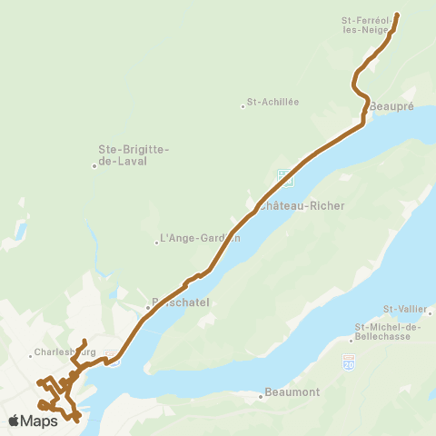 PLUmobile Réservé de la Côte map