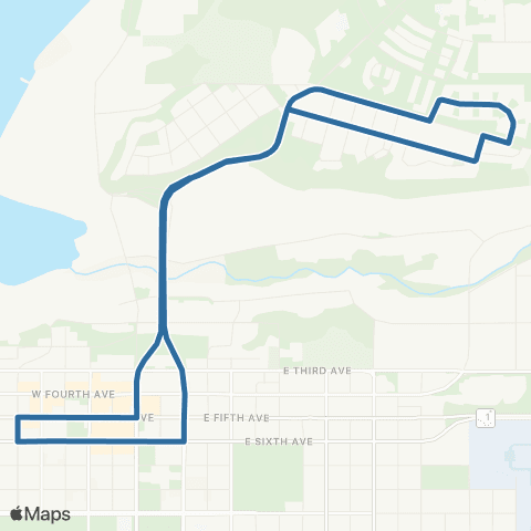People Mover Government Hill map