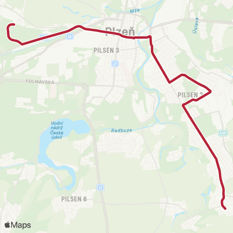 PMDP Zadní Skvrňany - Mrakodrap - Černice map