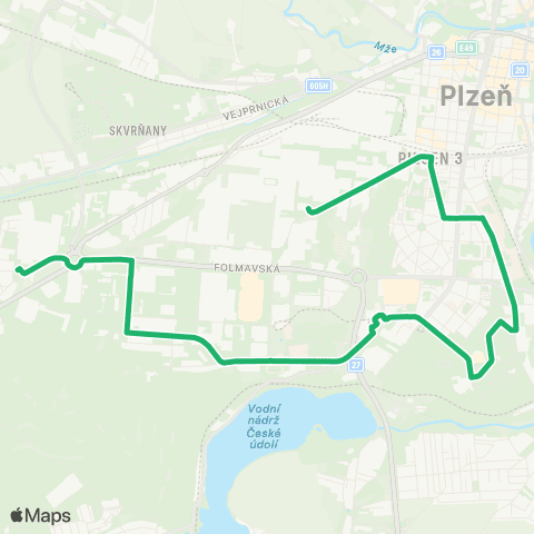 PMDP Karlov - Nová Hospoda map