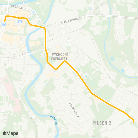 PMDP Světovar - Sady Pětatřicátníků map