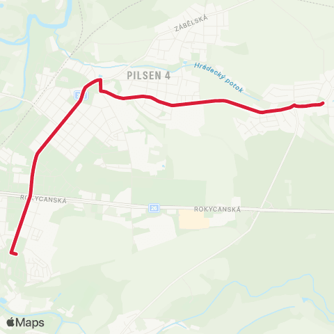 PMDP Lobzy - Červený Hrádek map