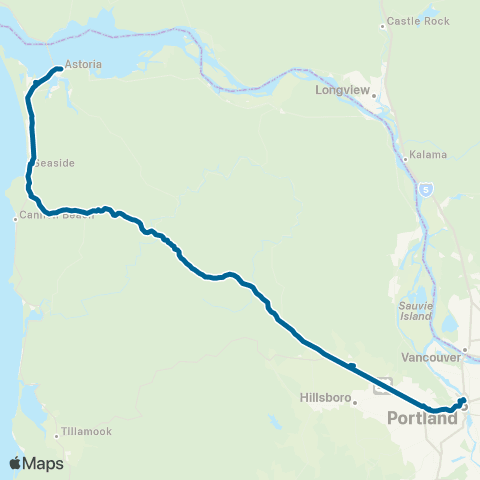 POINT Portland-Astoria map