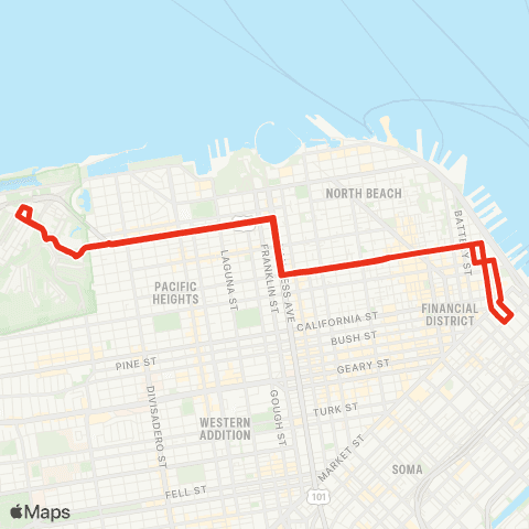 PresidiGo Presidio Go Downtown map