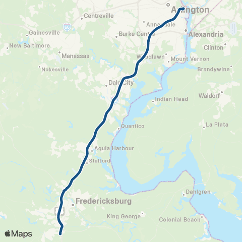 OmniRide Southern Lot Connector map