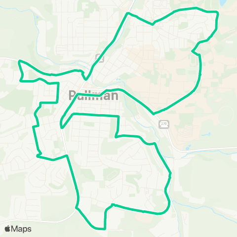 Pullman Transit Lentil map