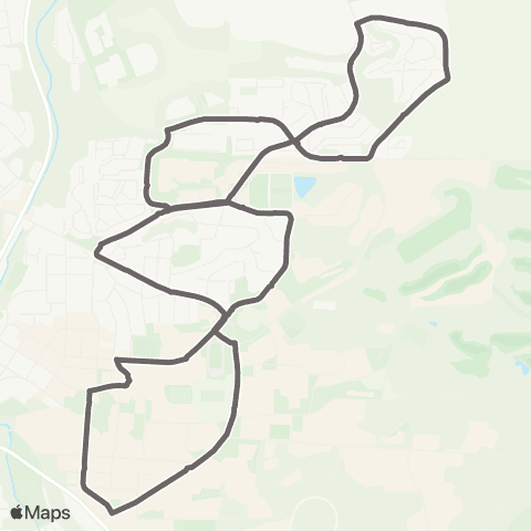 Pullman Transit Community Service Express map