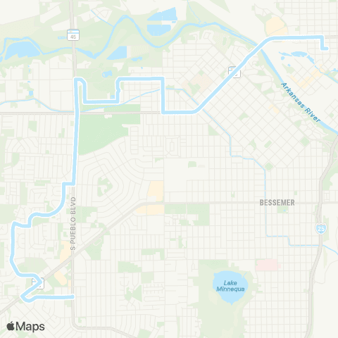 Pueblo Transit South Shopping map