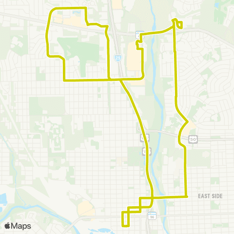 Pueblo Transit North Shopping map