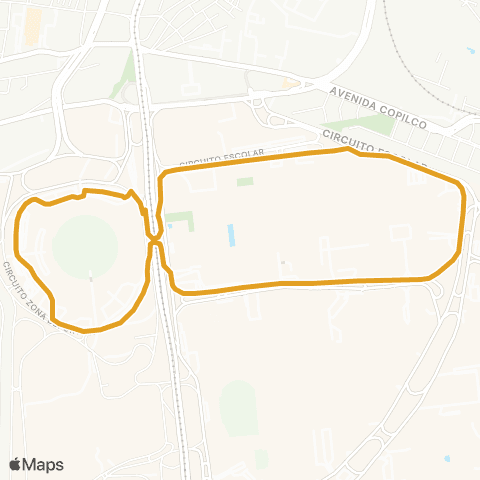 Pumabús Estadio Olímpico Universitario - Medicina map
