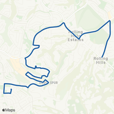 PVPTA Ridgecrest Shuttle map