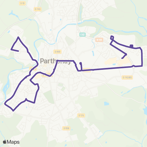 PyBus Jules Ferry - ZAC des Loges map