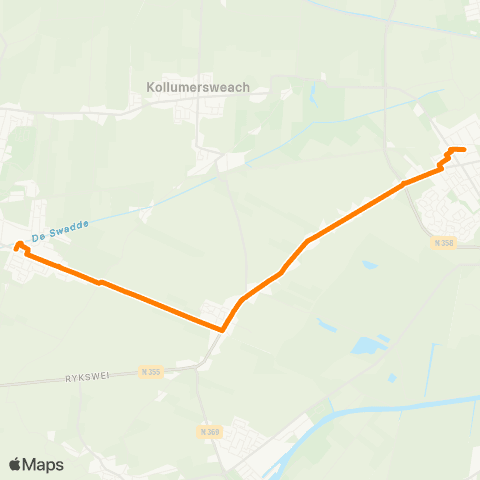 Qbuzz Twijzelerheide - Buitenpost Station map