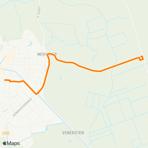 Qbuzz Fochteloo - Oosterwolde Busstation map