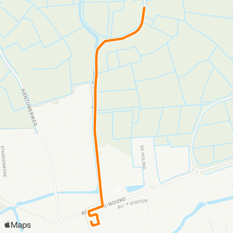 Qbuzz Aalsum - Dokkum Busstation map