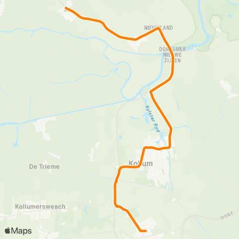 Qbuzz Ie - Buitenpost Station map