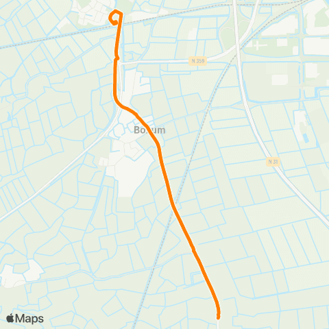 Qbuzz Jellum - Deinum Station map
