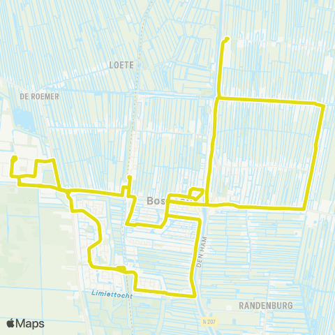 Qbuzz Boskoop - Boskoop Oost - Boskoop map