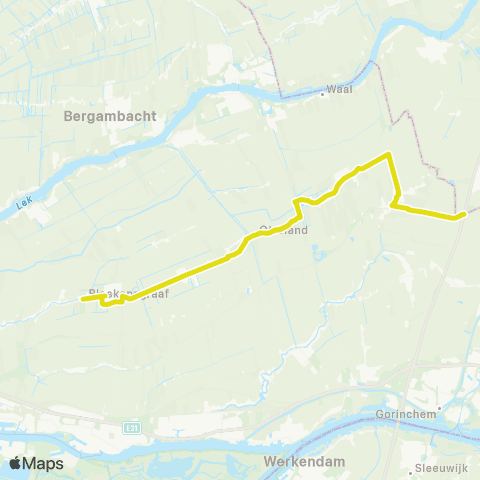 Qbuzz BestelBuzz Blesk. - / Molenaarsgrf / Ottoland / Goudriaan map